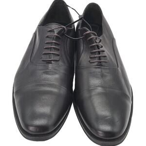 Bruno Magli MAIOCO Derby Oxford Dark Brown Napa Leather Italy NEW LUXURY sz 12.5